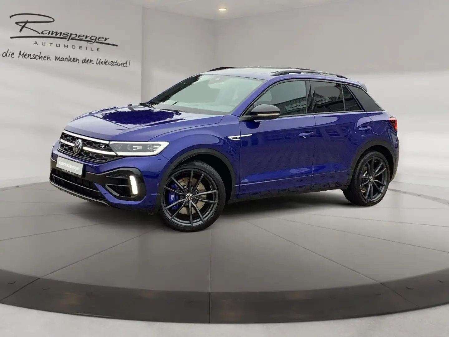 Volkswagen T-Roc 2.0 TSI DSG R 4M. ACC Matrix Navi Pano Key Blau - 2