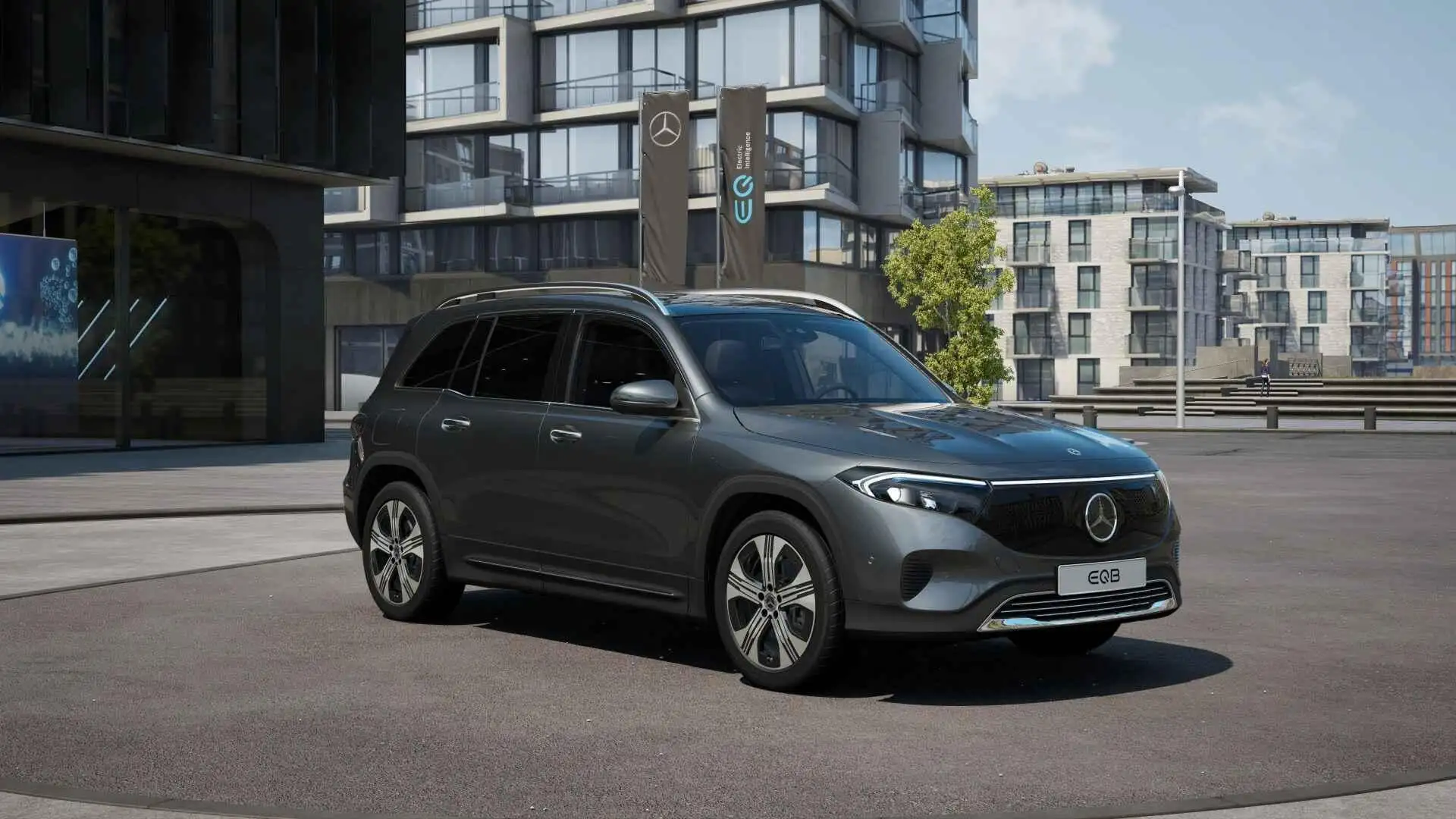 Mercedes-Benz EQB 250 250+ Luxury Line 71 kWh | Panoramadak | Sfeerverli Grijs - 2