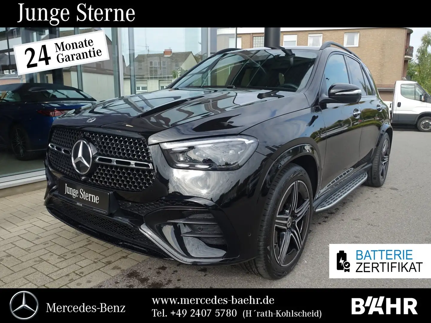 Mercedes-Benz GLE 350 GLE 350 de 4M AMG+Night/Pano/AHK/Airmatic/LMR21" Schwarz - 1