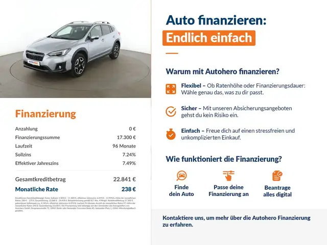 Subaru XV view 2