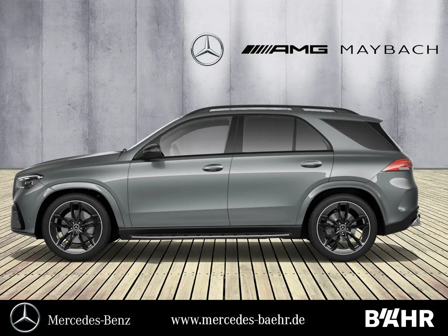 Mercedes-Benz GLE 450 GLE 450 d 4M AMG+Night/Navi/Multibeam/AHK/Pano Gris - 2