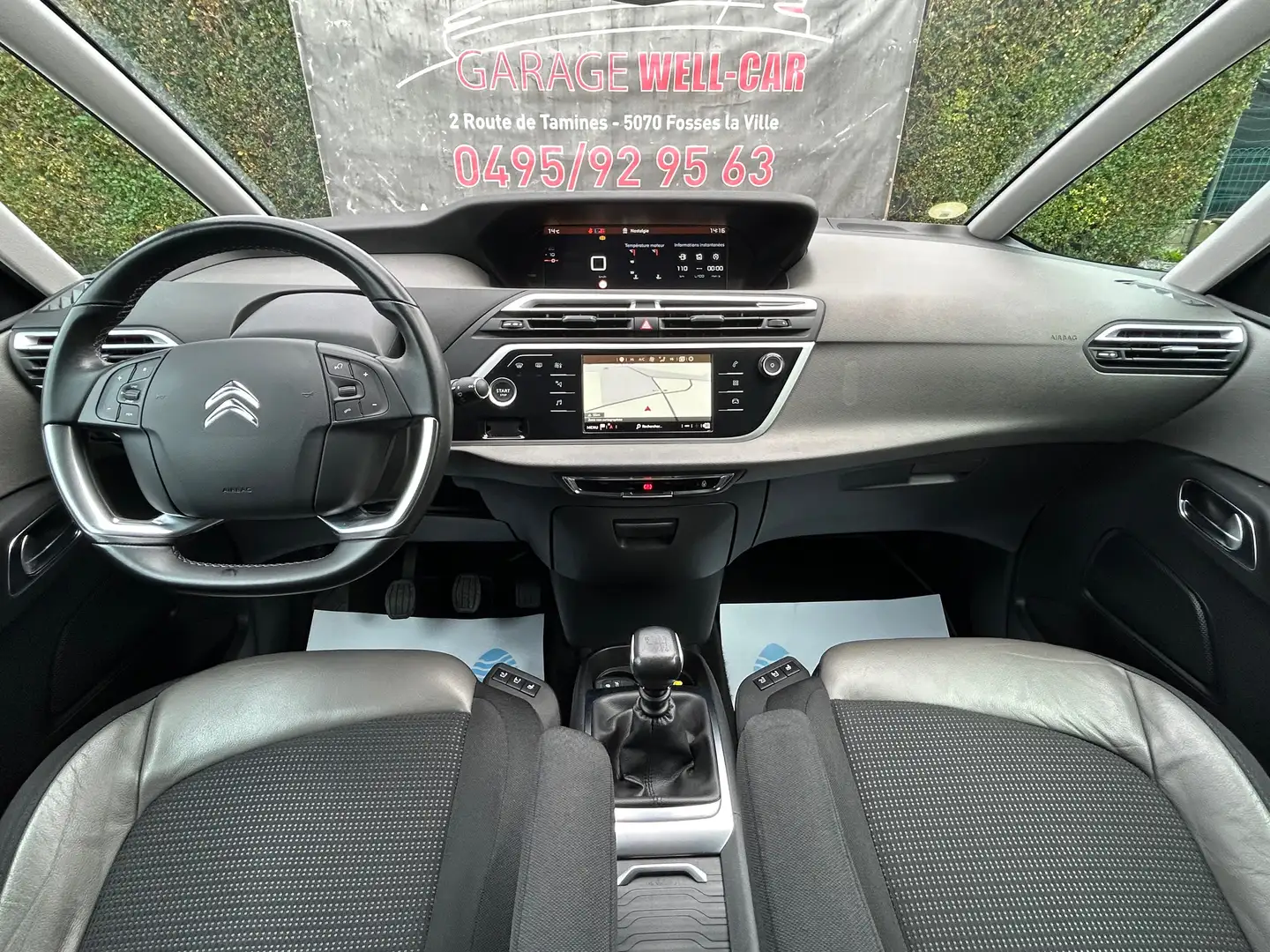 Citroen C4 SpaceTourer 1.5Hdi 7Places/Led/Gps..Garantie 1 an ! Gris - 2