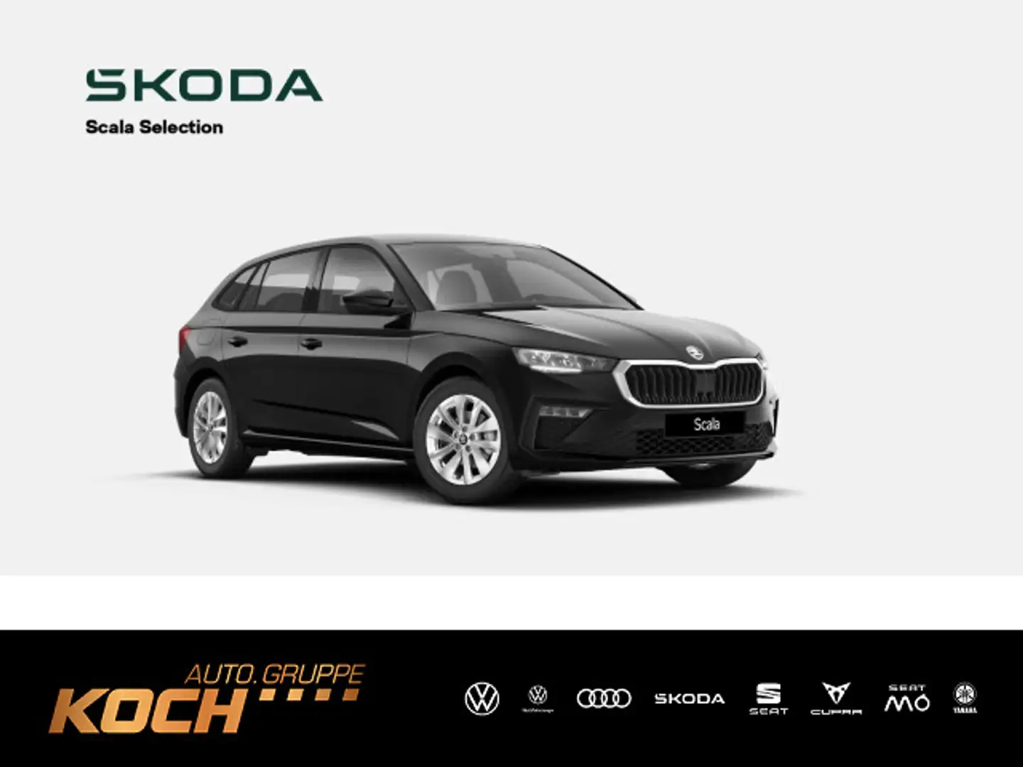 Skoda Scala Selection 1.0 TSI*AHK*LED*RFK* Nero - 1