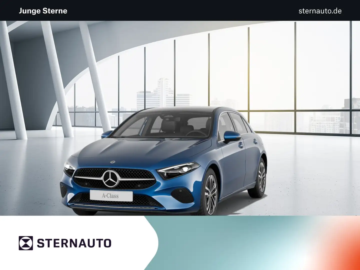 Mercedes-Benz A 180 A 180 Prog MBUX Prem Multibeam LED Pano RüCam Blau - 1
