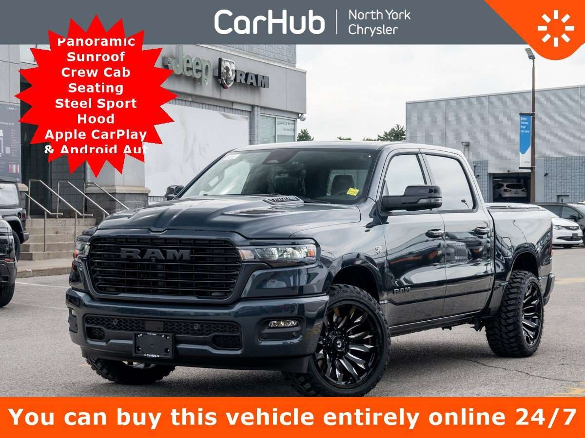 2026 RAM 1500 Sport 4x4 Crew Cab 5'7 Box Dual-Pane Panoramic Sun