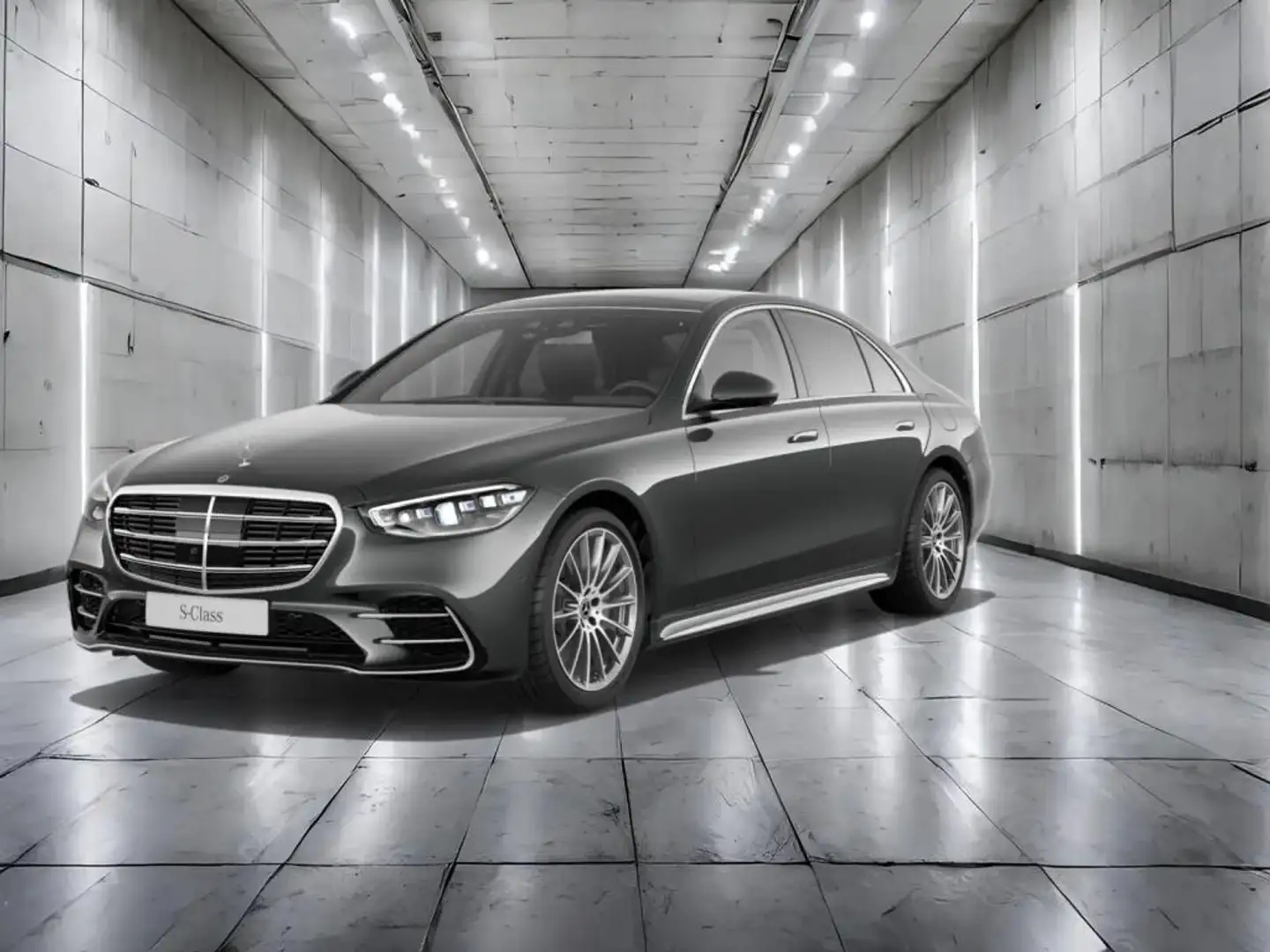 Mercedes-Benz S 580 e 4M AMG+PANO+BURM.+HUD+HAL+DIG.L.+DISTR.+ Grijs - 1