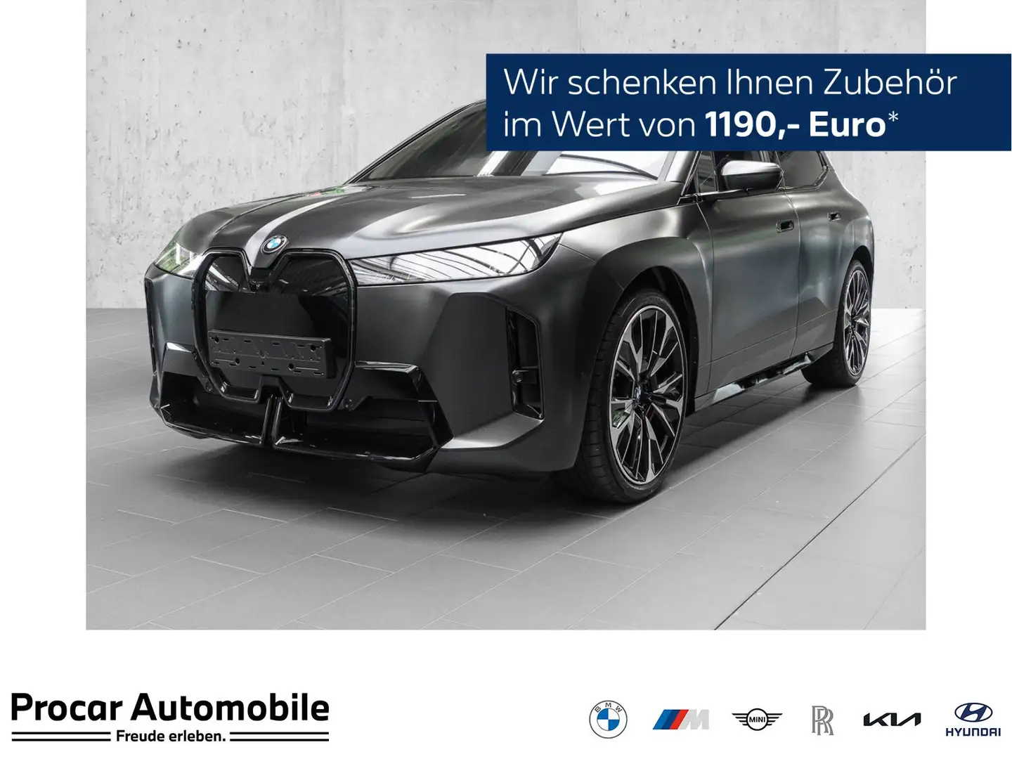 BMW iX xDrive45 UPE 109.264,00€ Matt-Lack M-SportpaketPro Grau - 1