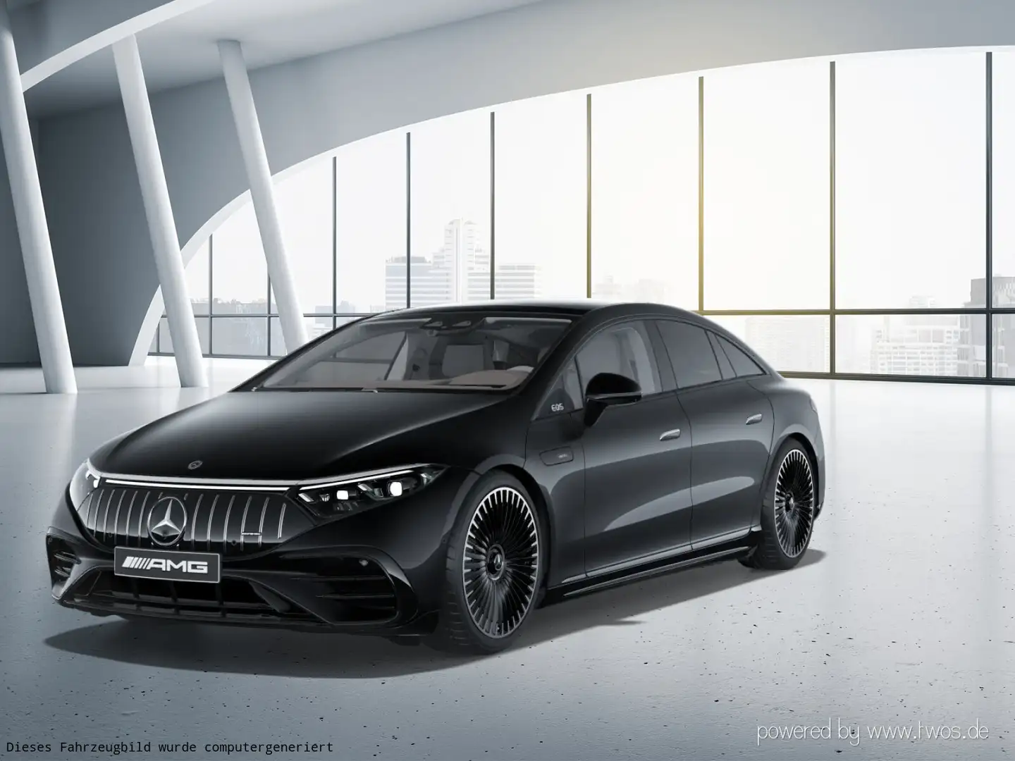 Mercedes-Benz EQS EQS 53 4M+ Premium Hyperscreen FondEnter AMG Line Schwarz - 2