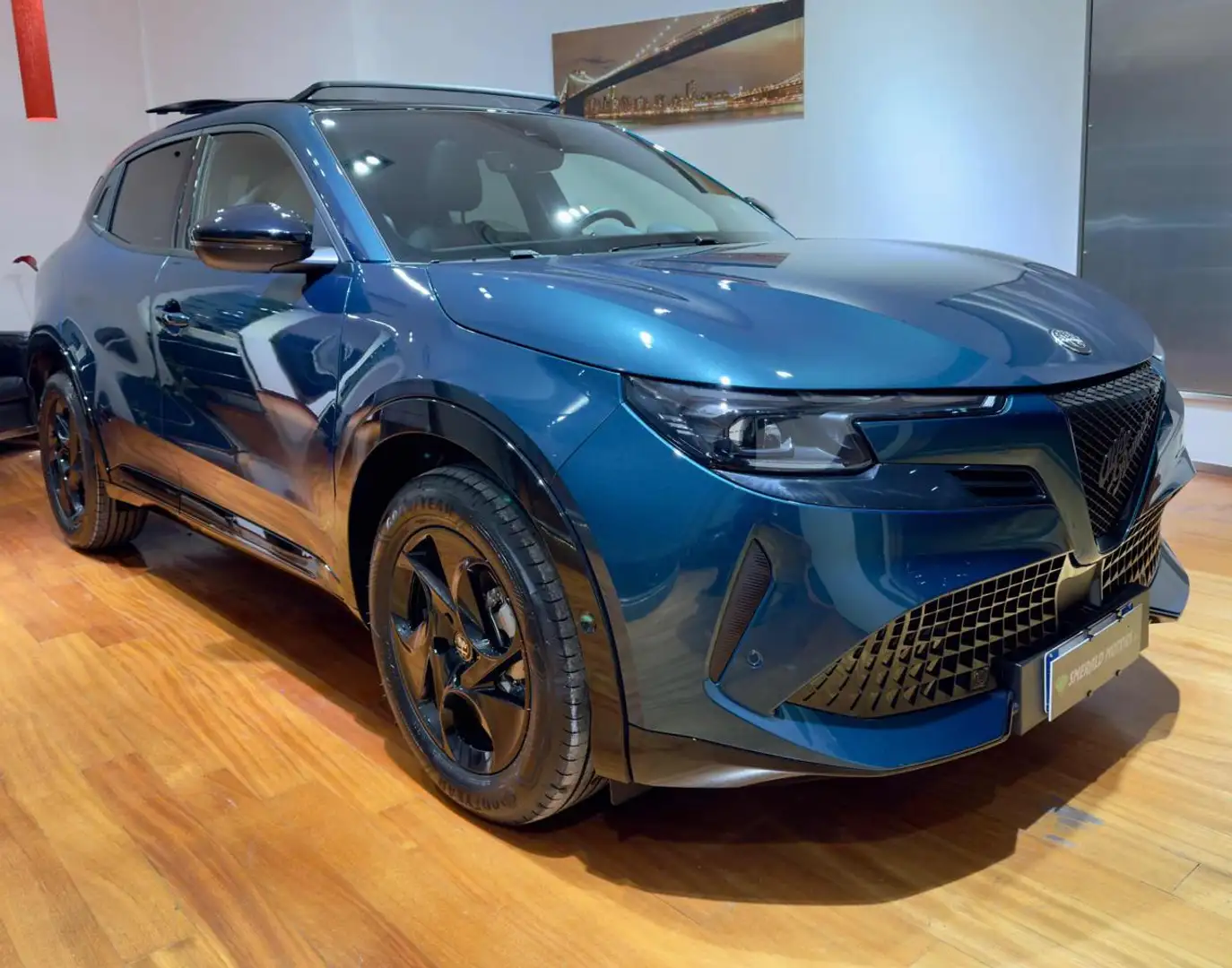 Alfa Romeo Junior 1.2 145 CV Hybrid eDCT6 pack techno pack premium Blauw - 1