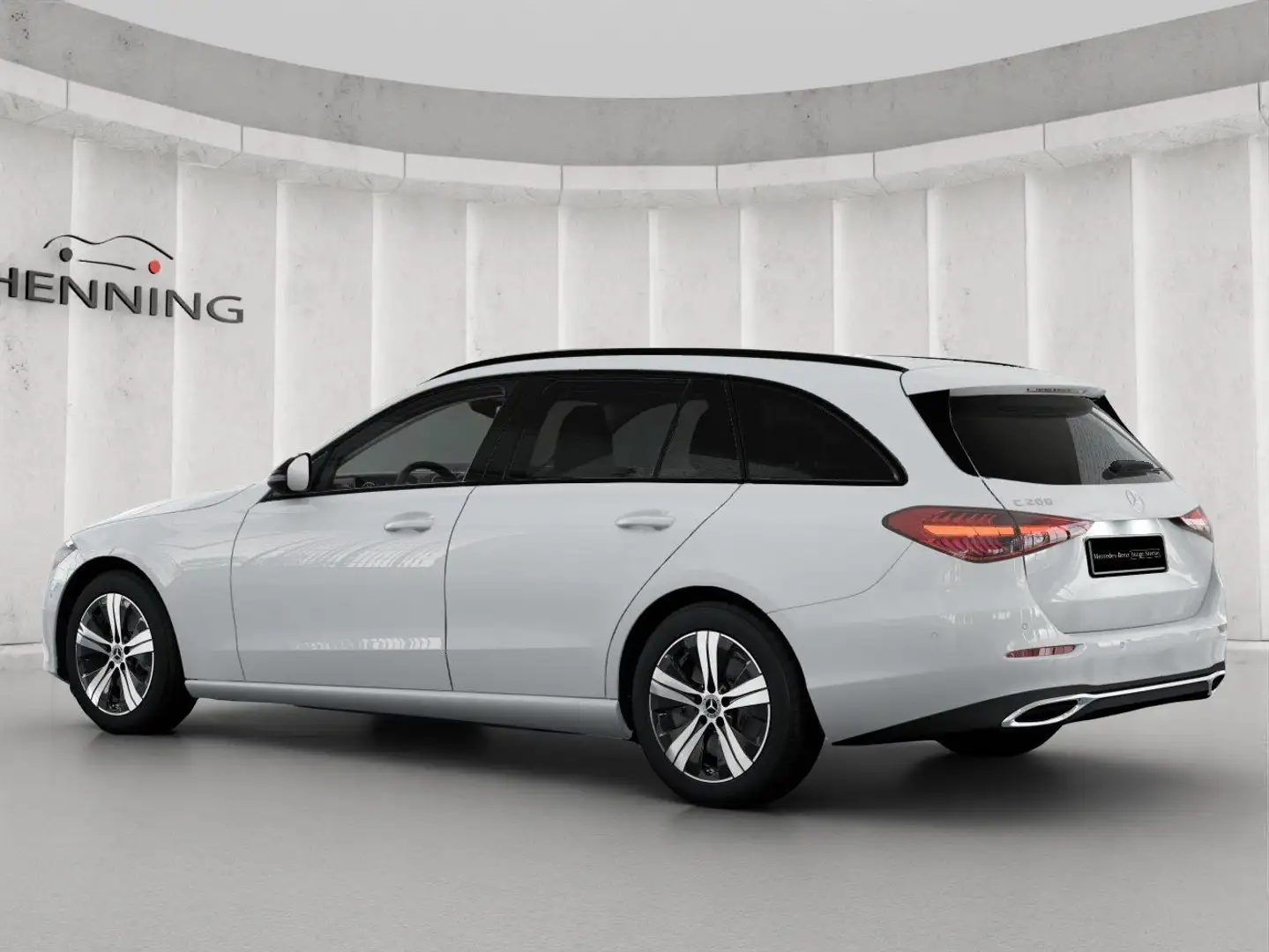 Mercedes-Benz C 200 T Avantgarde Night Totwinkel Kamera E-Heck White - 2