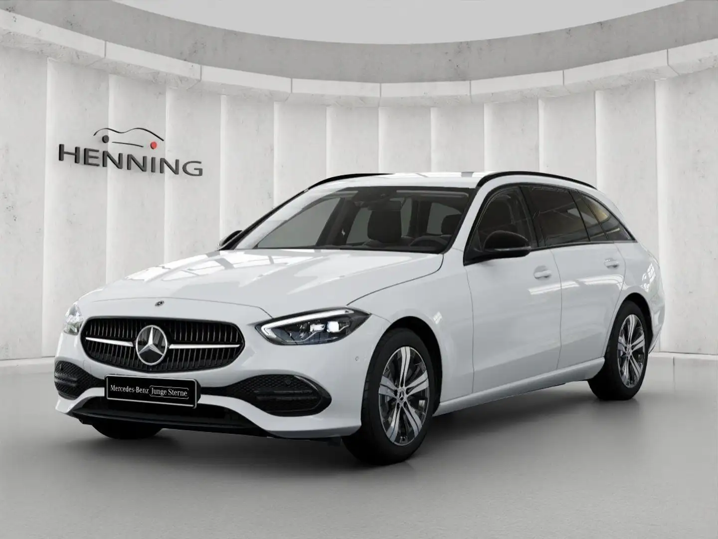 Mercedes-Benz C 200 T Avantgarde Night Totwinkel Kamera E-Heck White - 1