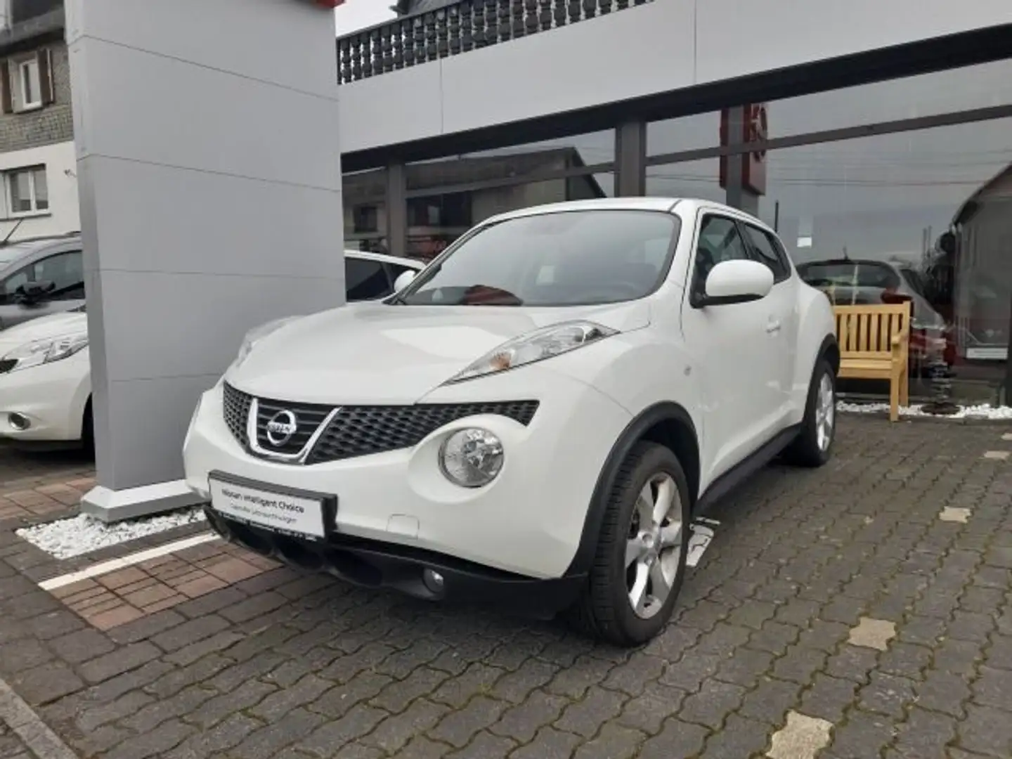 Nissan Juke Acenta 1,6 Klima 17" LM-Felgen Weiß - 2