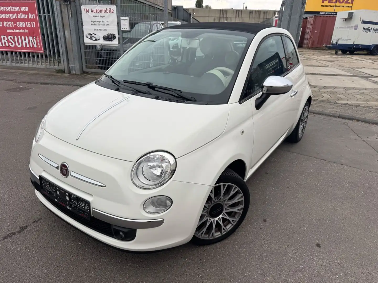 Fiat 500C . Blanc - 1