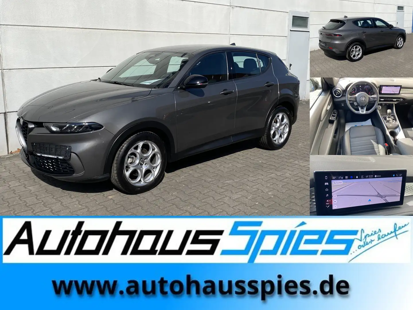 Alfa Romeo Tonale 1.6 VGT-D Aut. Sprint Alexa LED ACC DAB Nav Shz Lh Grau - 1