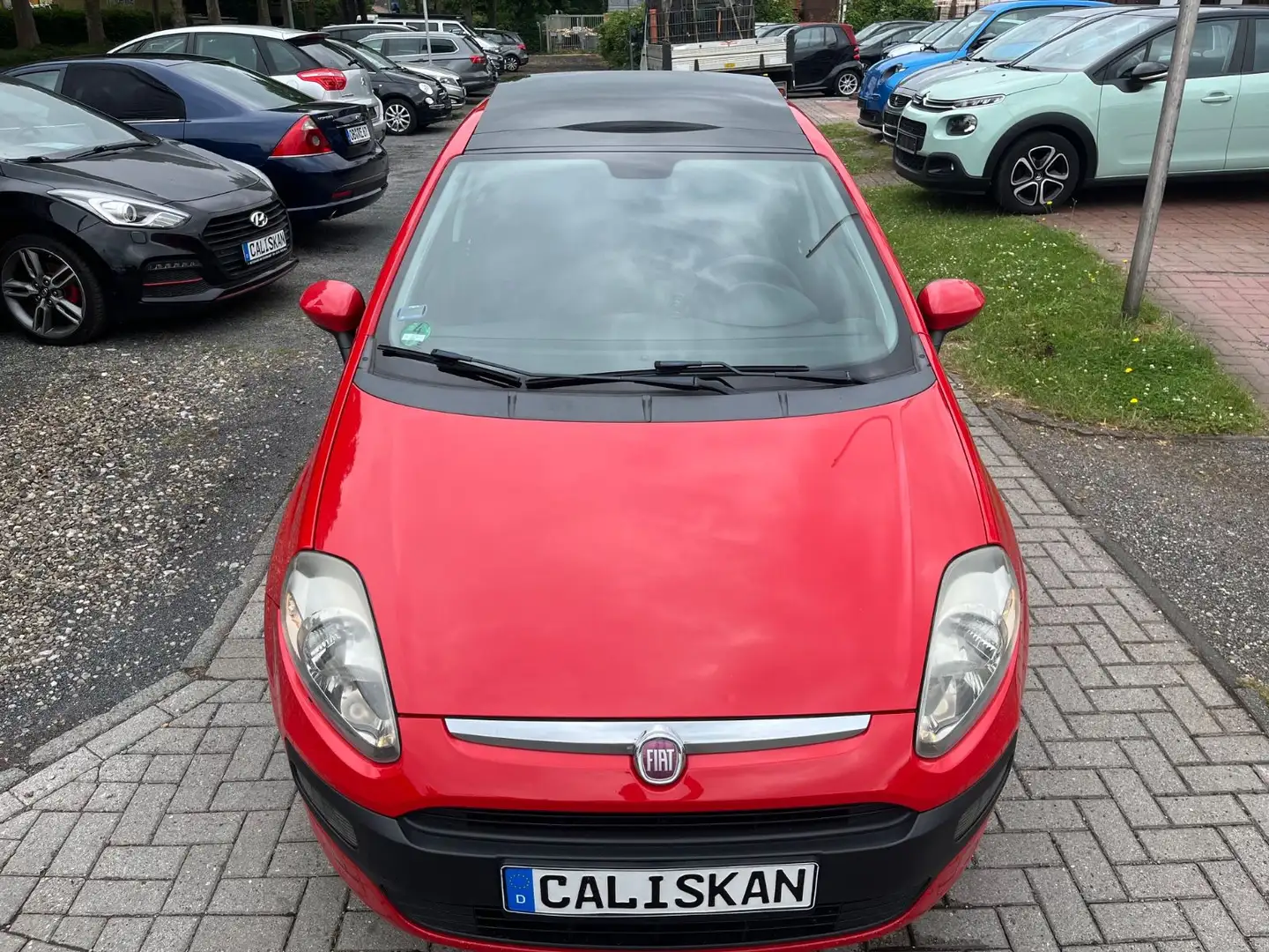 Fiat Punto Evo Dynamic *Panorama*Klima*Service Neu Rood - 2