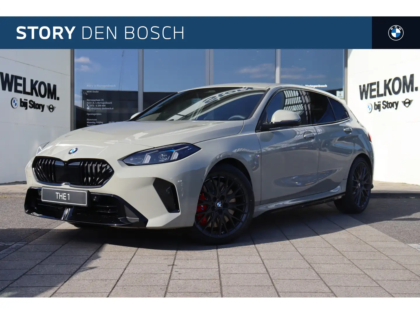 BMW 120 1 Serie M Sport Automaat / Sportstoelen / Adaptiev Grijs - 1