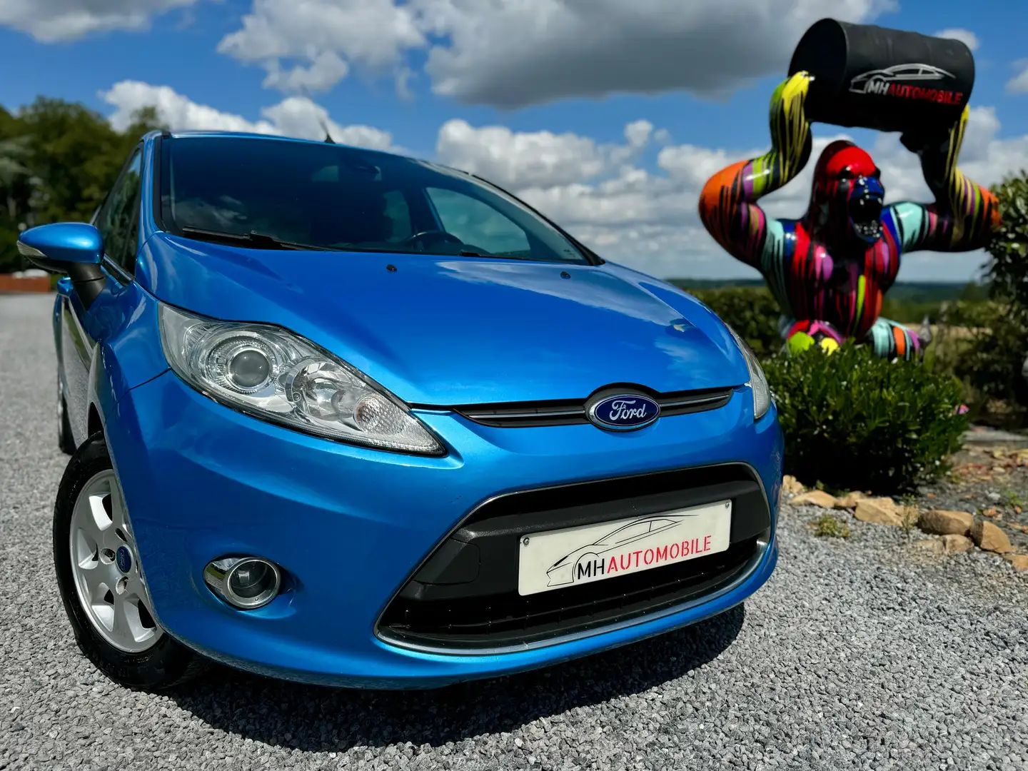 Ford Fiesta Fiesta 1.6 TDCi EURO 5 // EXPORT MARCHAND Blue - 1