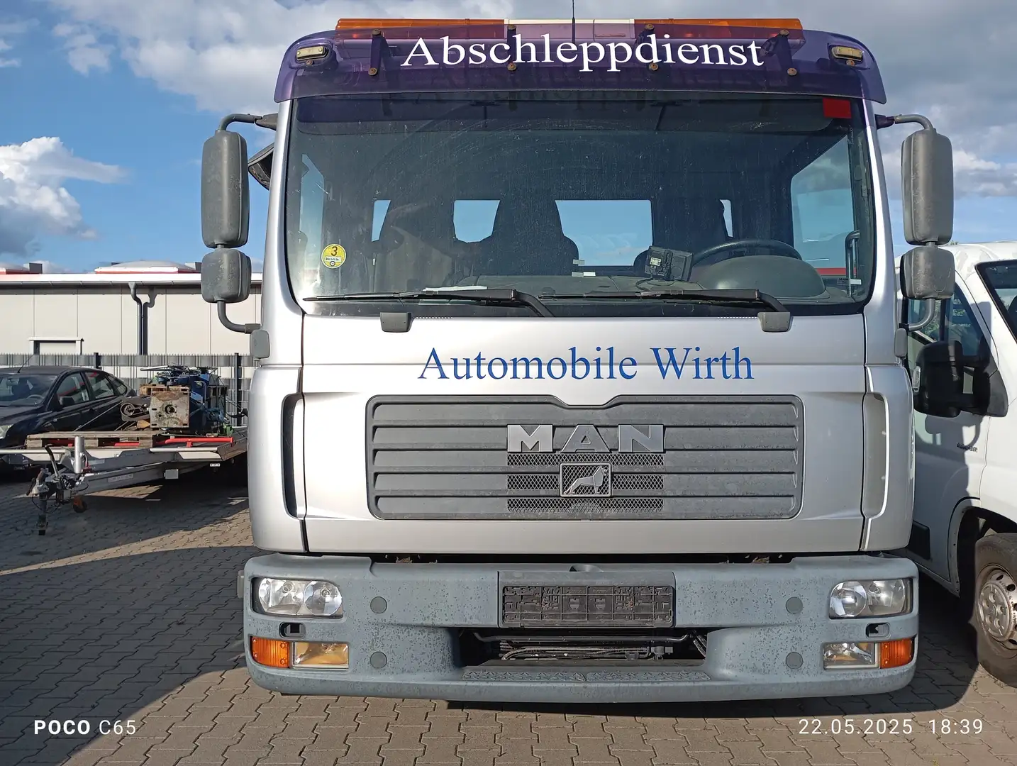 MAN 8.180   LKW für FZ-Beförderung Gri - 1