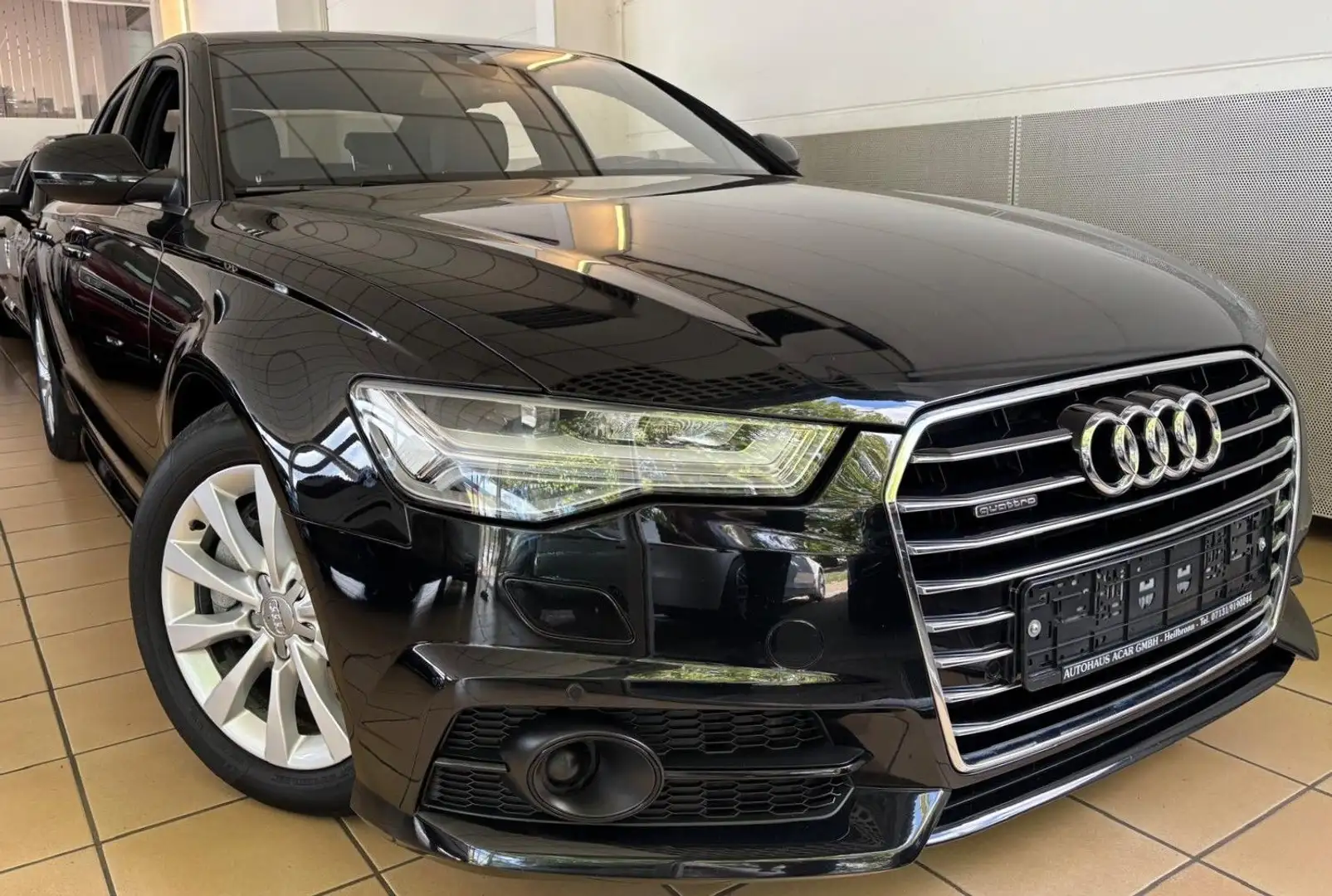 Audi A6 3.0 V6 TDI LED HuD Kamera ACC BOSE AHK DAB Alcanta Noir - 1