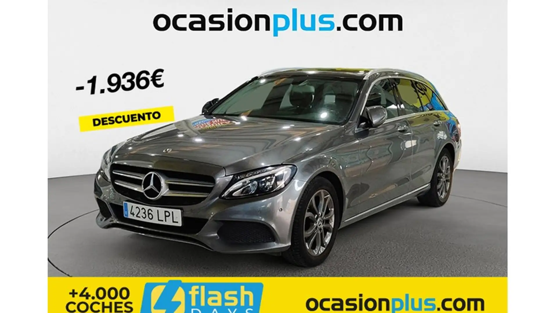 Mercedes-Benz C 220 Estate 220d Gris - 1