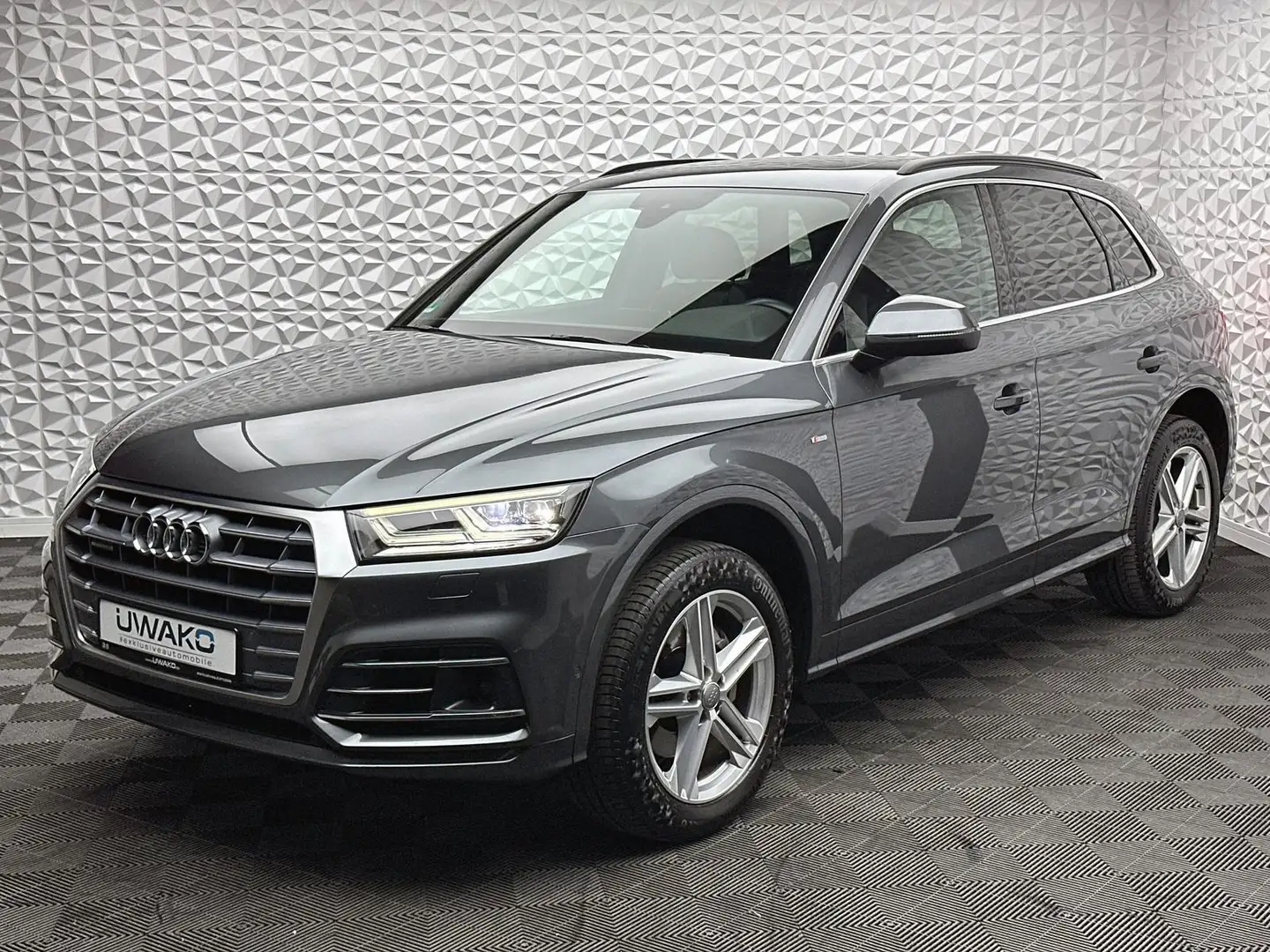 Audi Q5 40 TDI S-LINE PLUS/QUAT/ACC/PANO/AHK/VIRTUAL Gris - 2