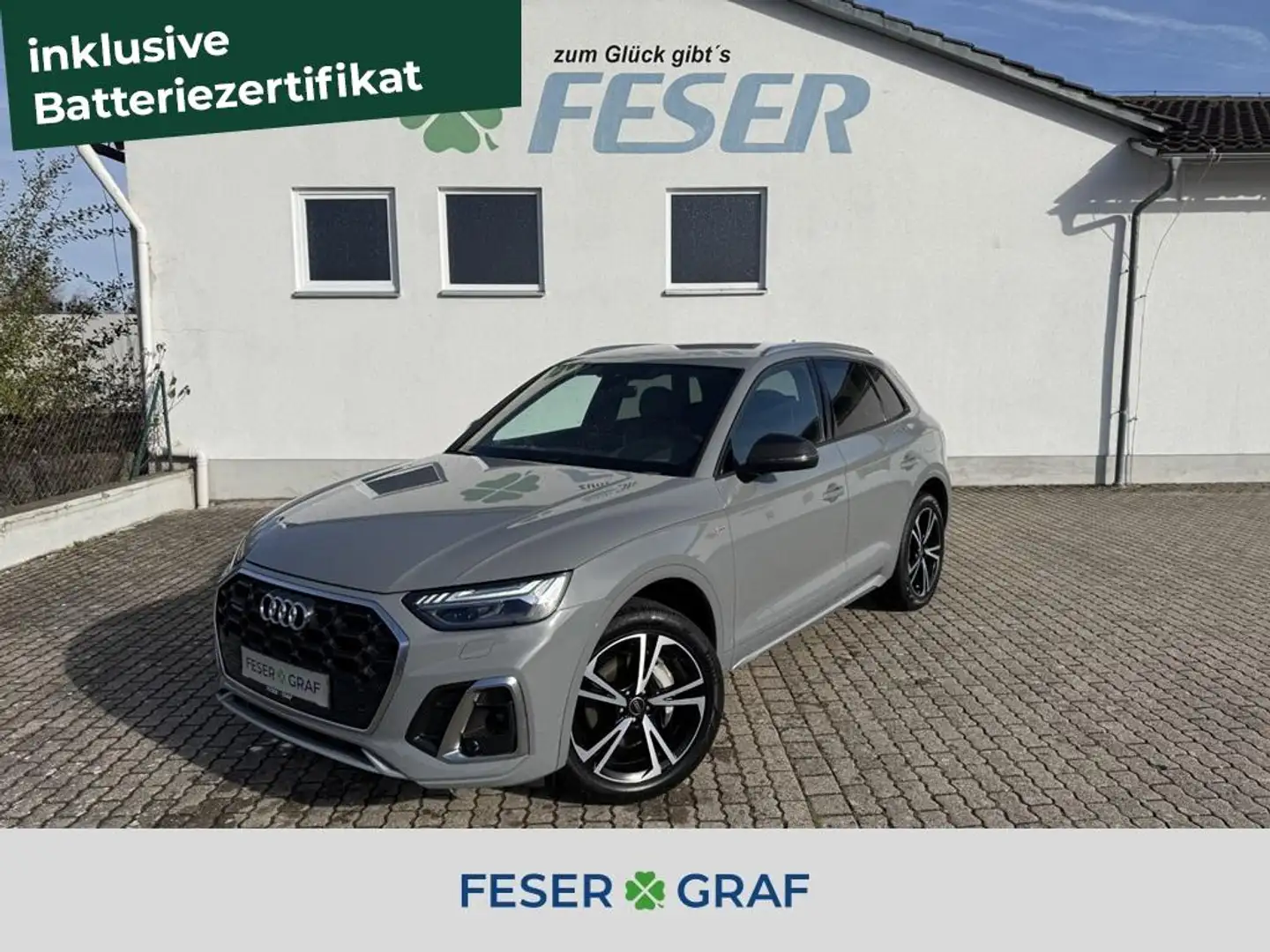 Audi Q5 S line 55 TFSIe qu. S-tr. AHK LEDER MATRIX Grau - 1