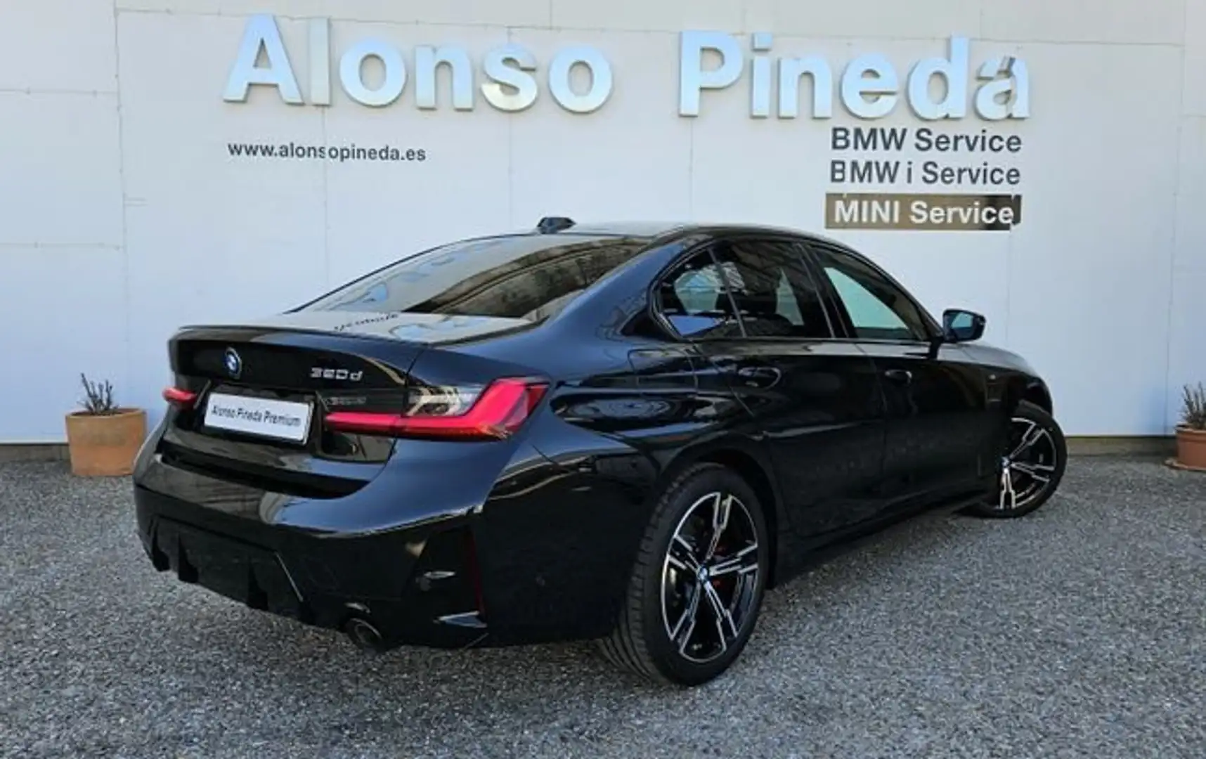 BMW 320 320dA M Sport Negro - 2