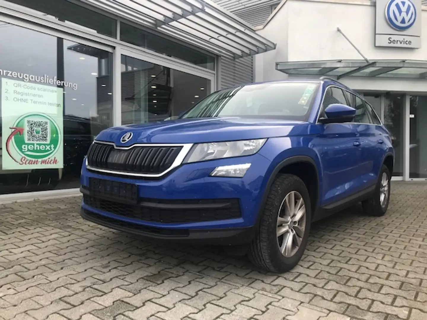 Skoda Kodiaq 2.0TDI DSG 7-SITZER*NAVI*ALU*PDC Blau - 1