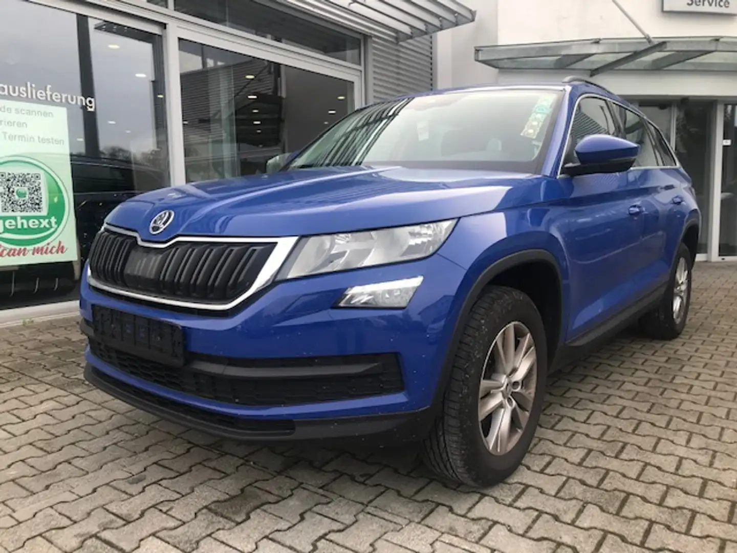Skoda Kodiaq 2.0TDI DSG 7-SITZER*NAVI*ALU*PDC Blau - 2