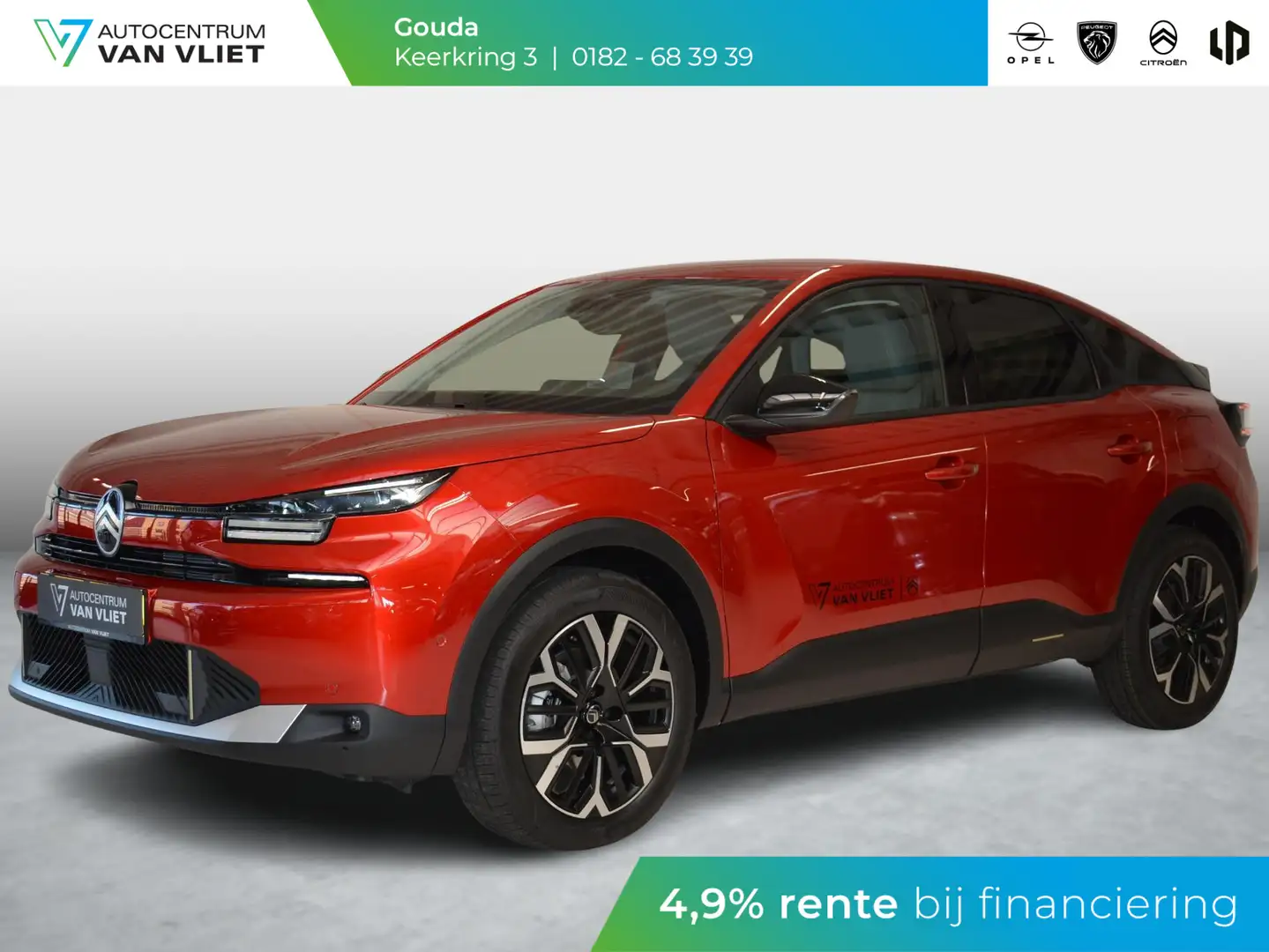 Citroen C4 1.2 Hybrid 136pk Automaat Max | Pack Techno | Stoe Rood - 1