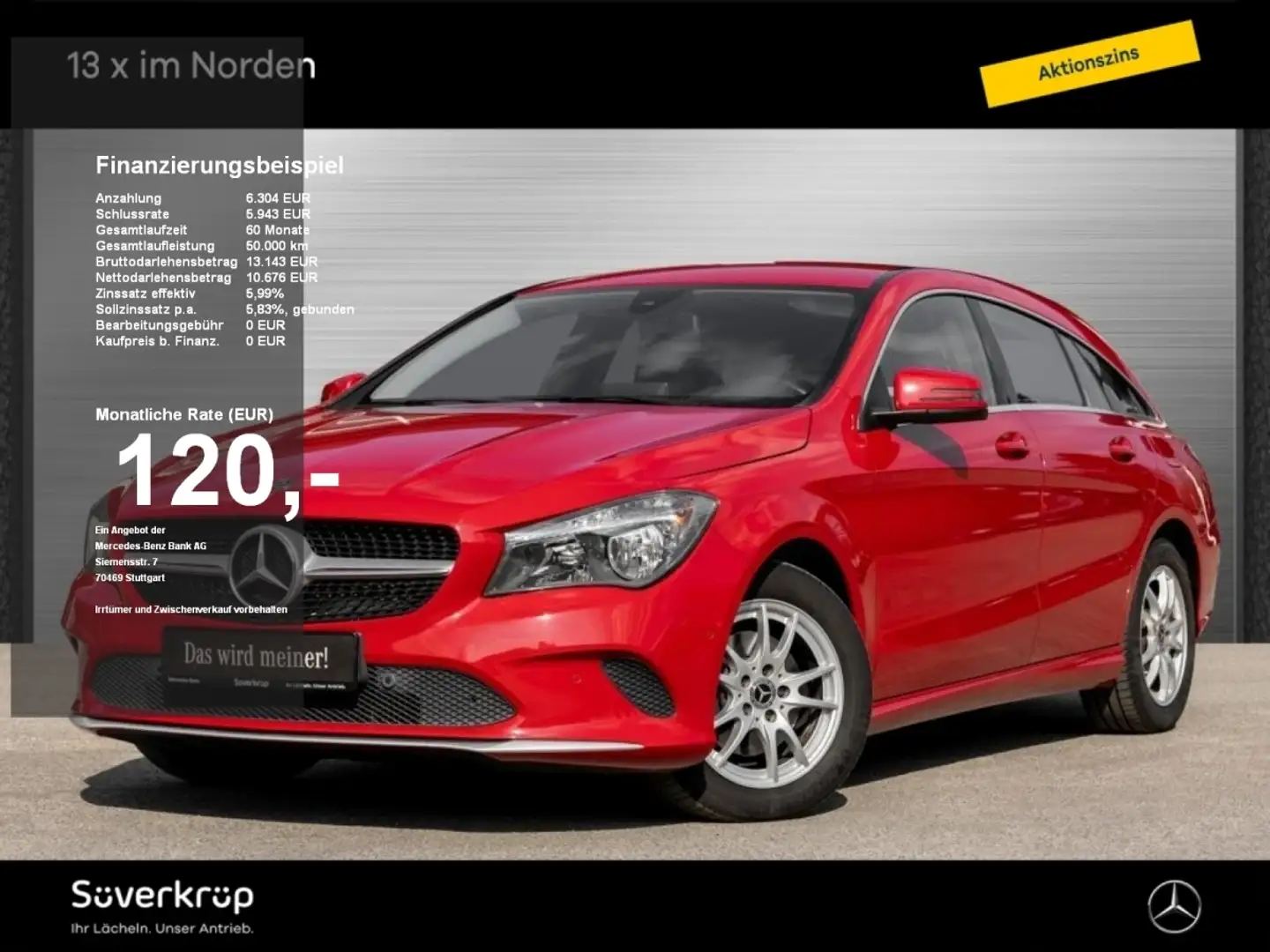 Mercedes-Benz CLA 180 d SB  PDC SHZ Rood - 1