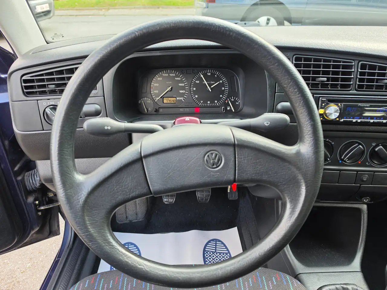 Volkswagen Golf 3, 1.4i, 11/1192, 77.530km, Oldtimer, Keuring VVK, foto 11