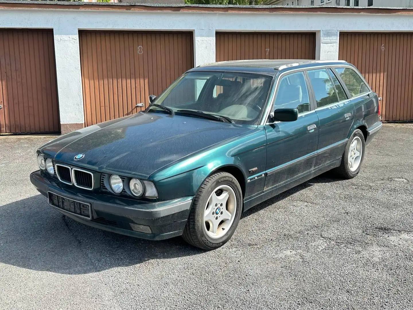 BMW 525 i Kombi E34 Panorama-Leder-Sitzheizung-Klima- Verde - 1