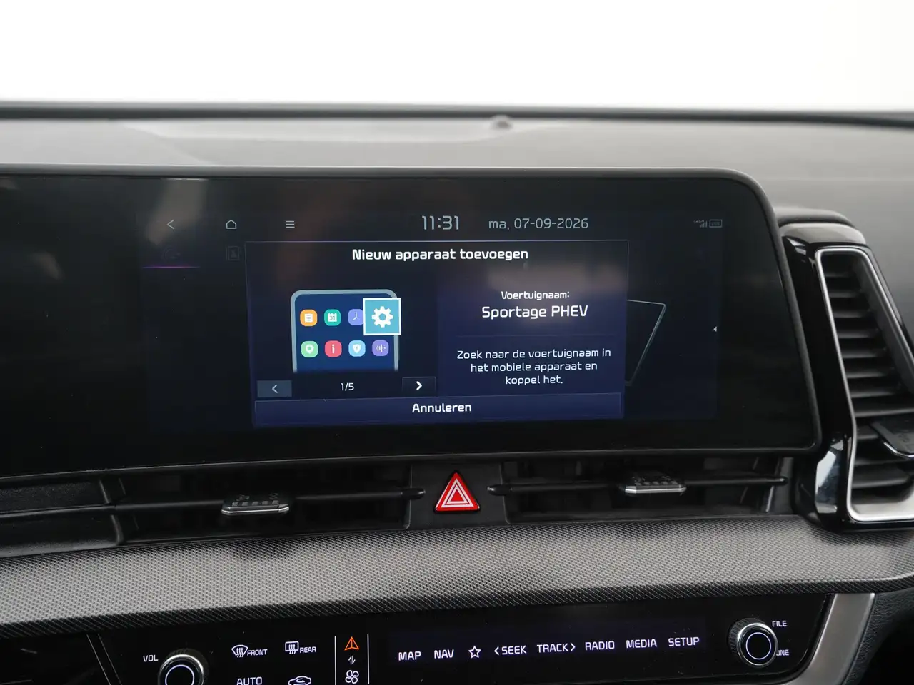Kia Sportage 1.6 T-GDi Plug-in Hybrid AWD DynamicLine Trekhaa, миниатюра 19