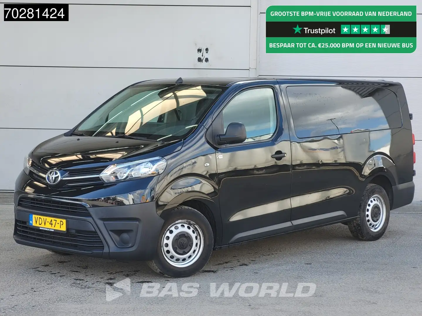 Toyota Proace 120PK Dubbel Cabine Automaat L3H1 Trekhaak Navi Ai Zwart - 1