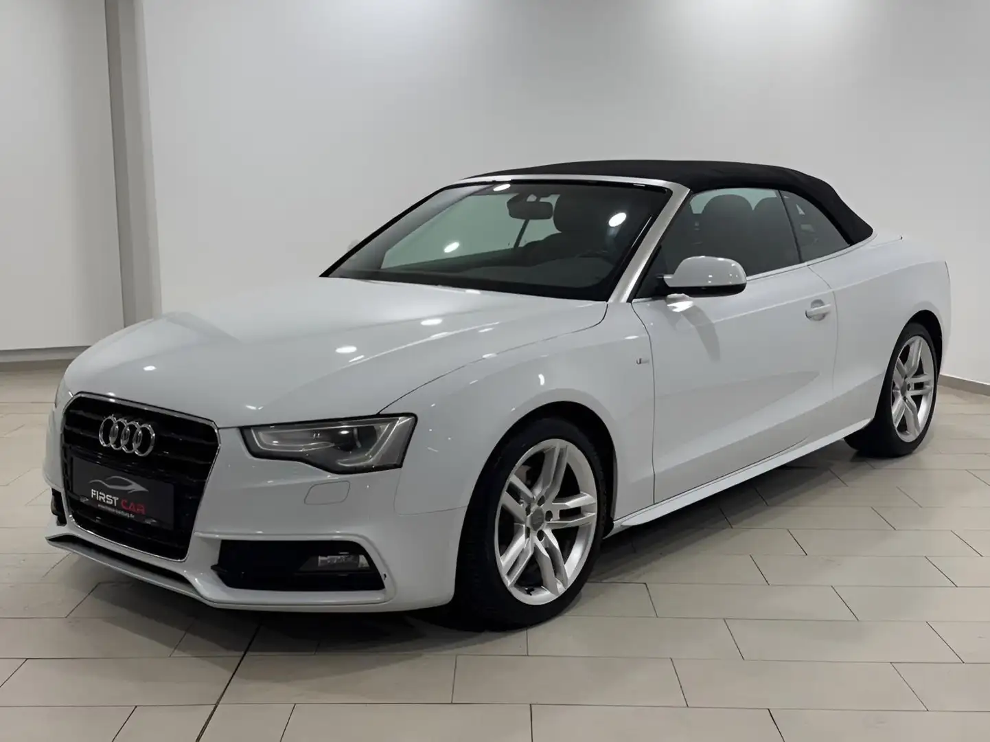 Audi A5 Cabriolet 2.0 TDI S-Line|BIXENON|NAVI|HU NEU| Weiß - 1