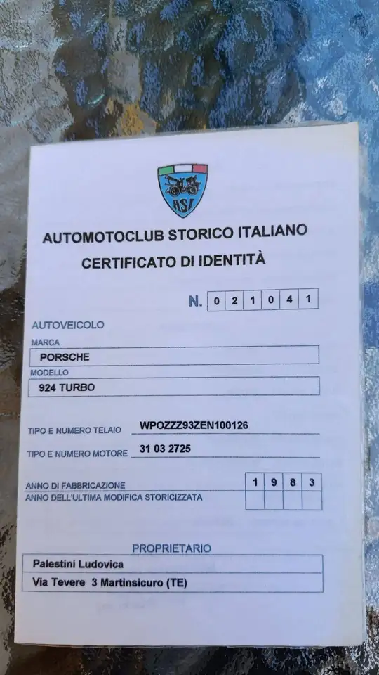 Porsche 924 2.0 Turbo ASI ORO, foto 9