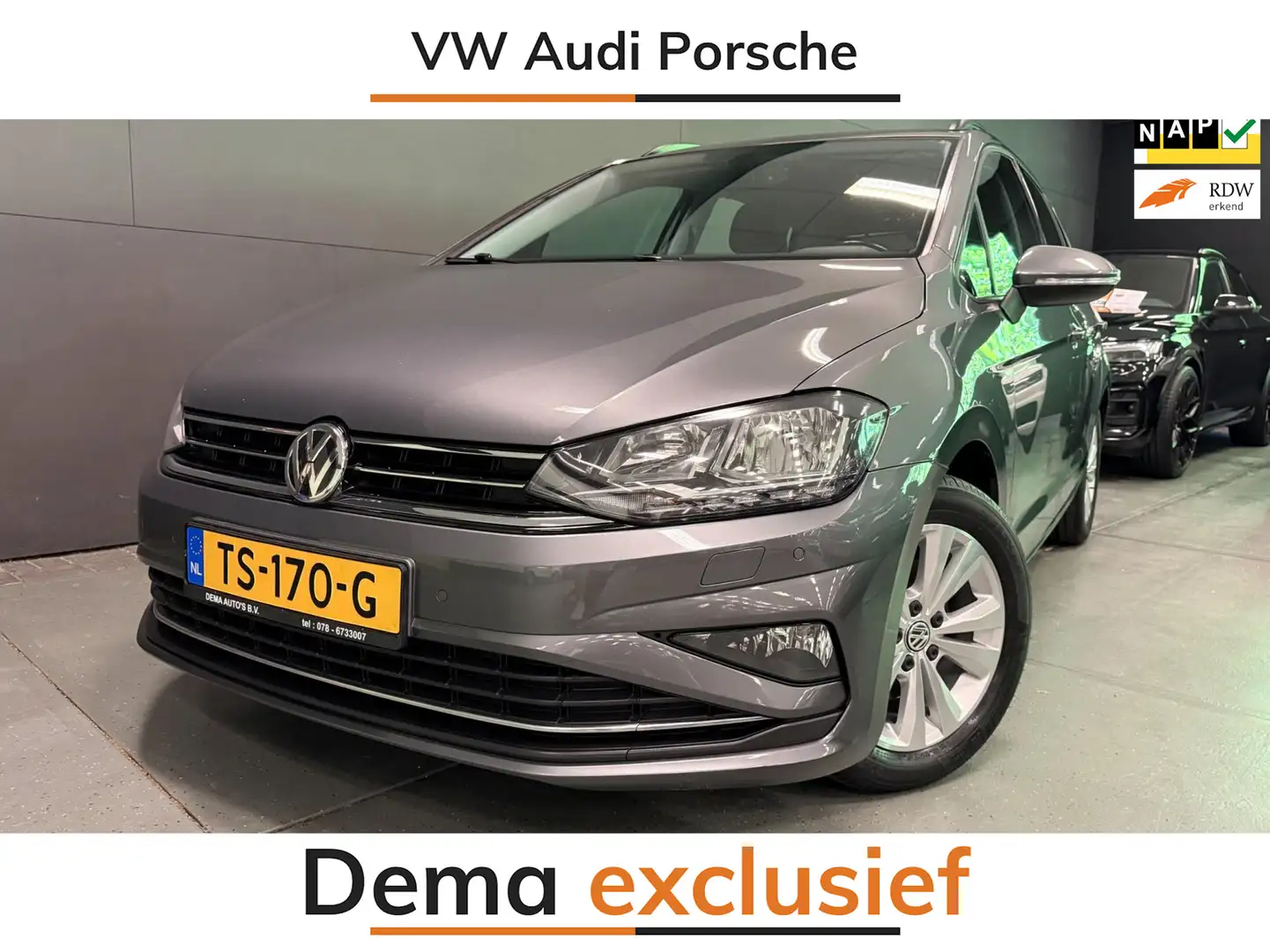 Volkswagen Golf Sportsvan 1.5 TSI ACT Comfortline NAVI/DAB/CRUISE/ECC/PDC/CA Grijs - 1