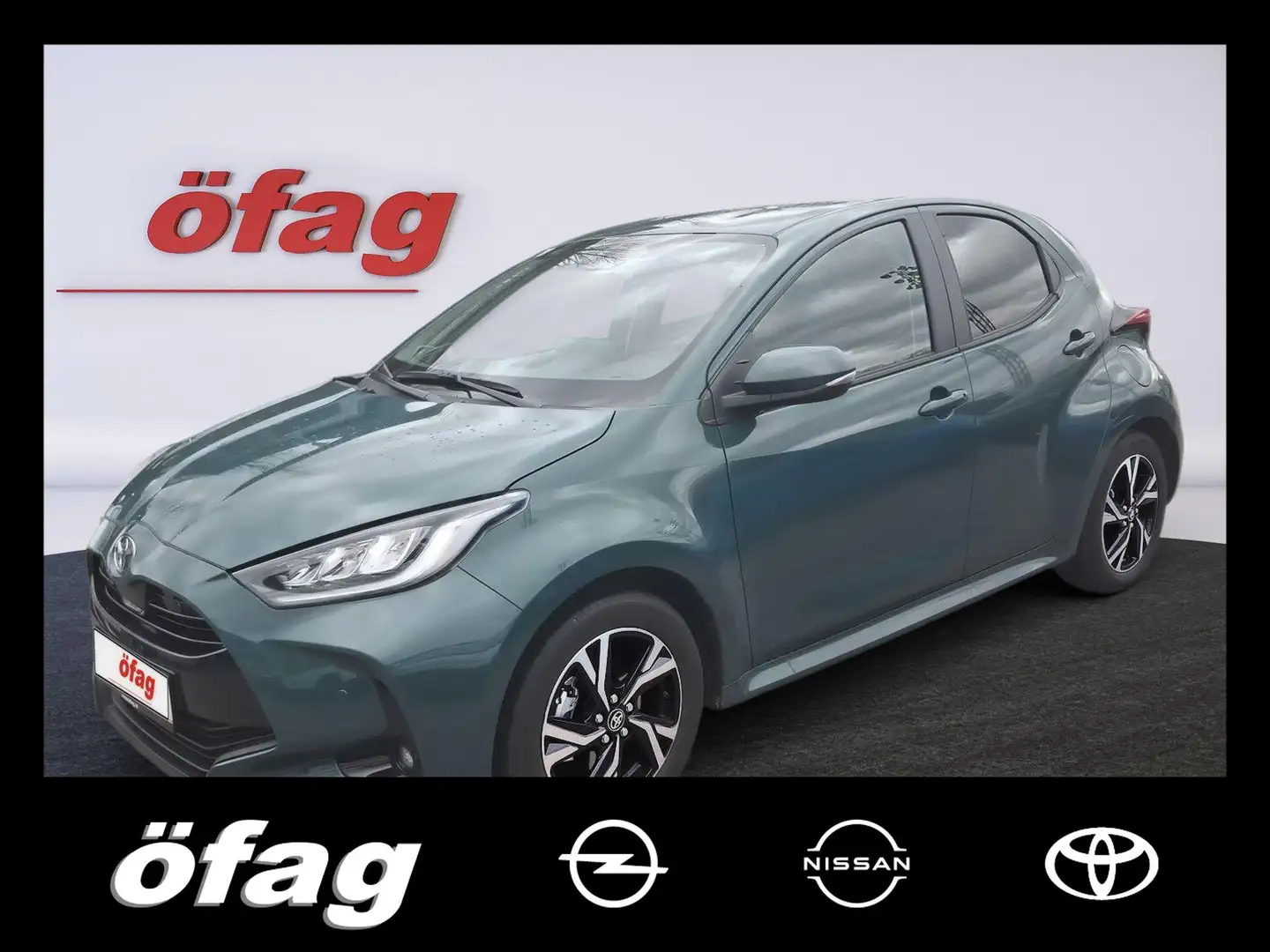 Toyota Yaris 1.5 VVT-i Hybrid Active Drive Comfort Paket-Safety Grün - 1