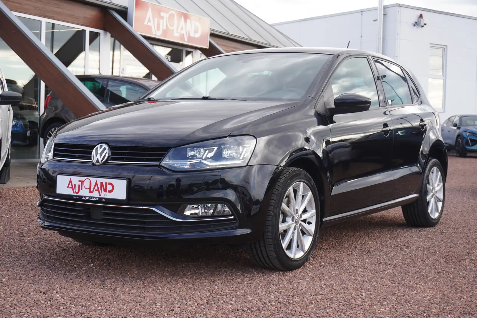 Volkswagen Polo 1.2 Allstar LED Klimaaut. PDC Tempomat Zwart - 2