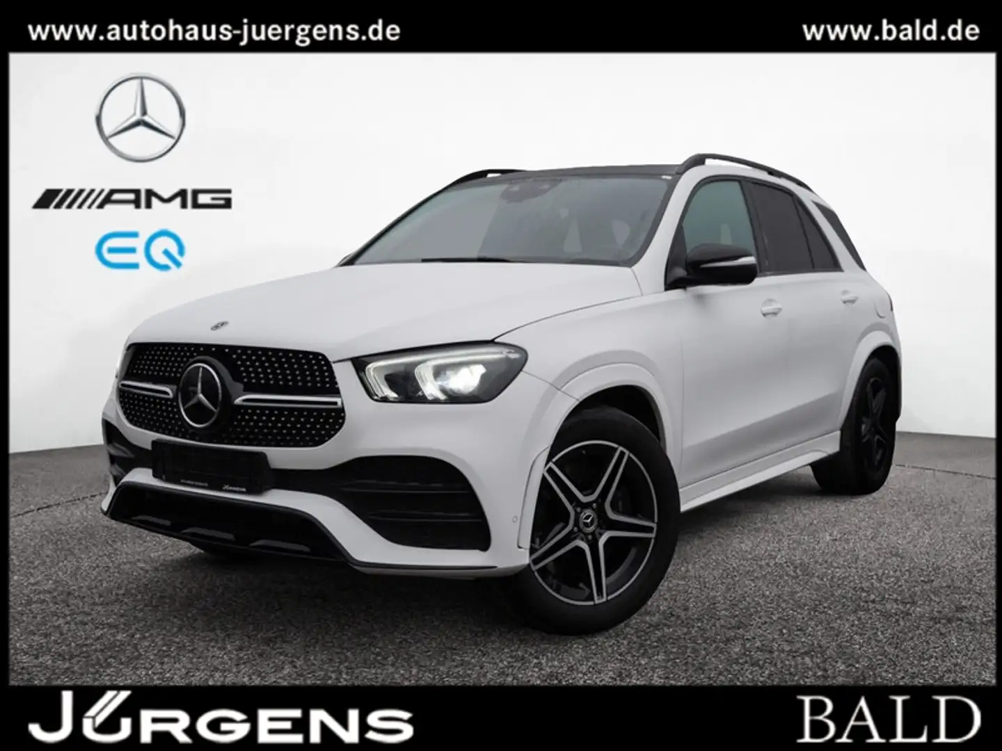 Mercedes-Benz GLE 350 de 4M AMG-Sport/Pano/Burm/AHK/Night/Dist Blanc - 1