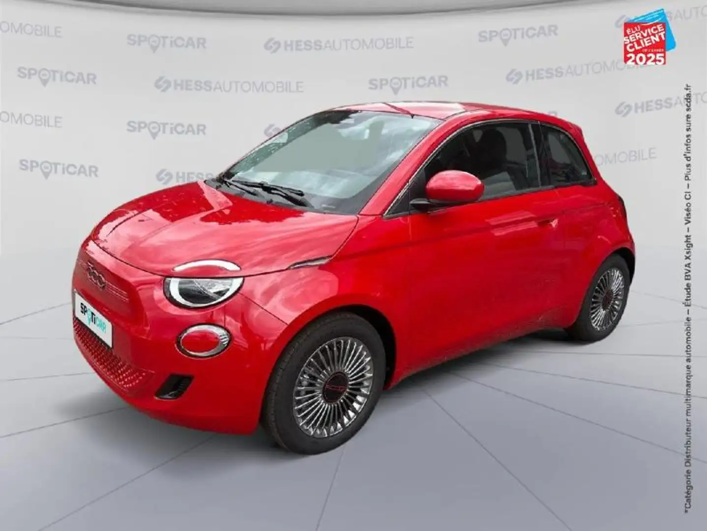 Fiat 500e e 118ch  (RED) Rouge - 1