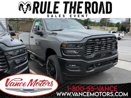 Gray 2026 RAM 2500 Pickup Truck Four-Wheel Drive Automatic