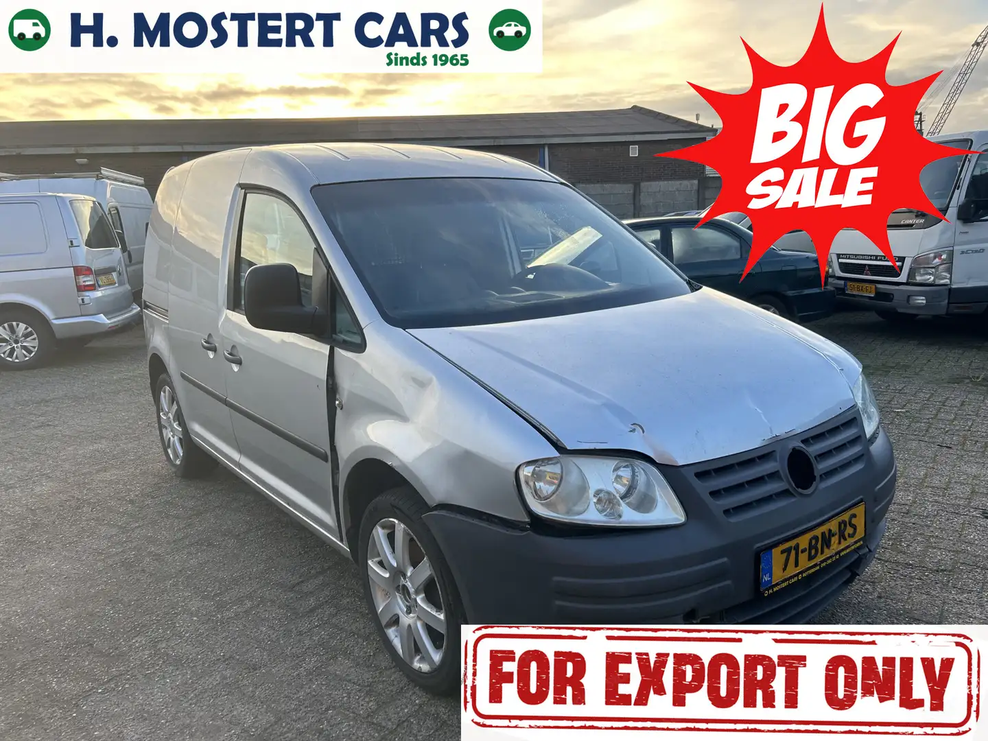 Volkswagen Caddy 1.9 TDI * RADIATOR LEK *  MOTOR IS GOED *  EXPORT Plateado - 1