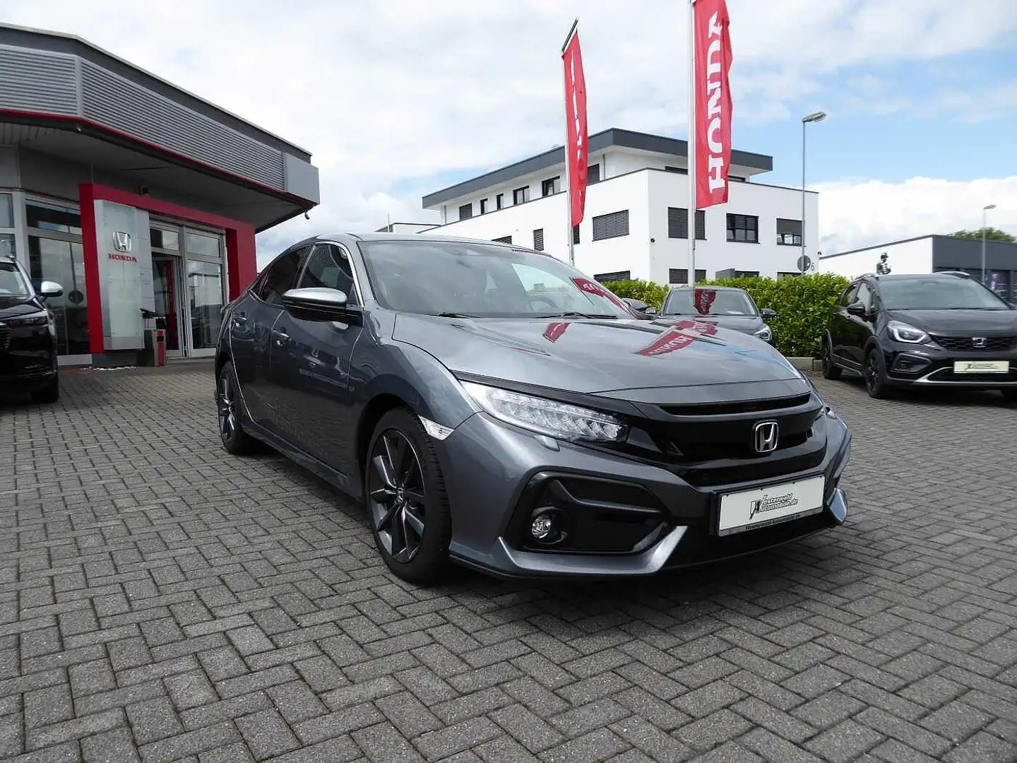 Honda Civic 1.0 i-VTEC Turbo Elegance | 1. Hand | NAVI Grijs - 2