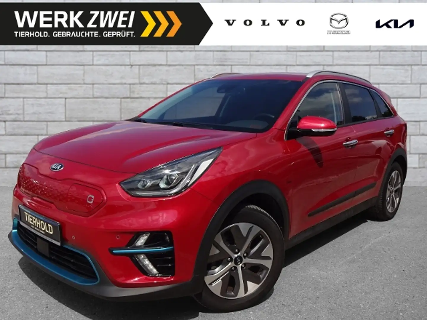 Kia Niro Elektro Spirit 64kWh 3-Phasen ACC Leder BLIS Rot - 1