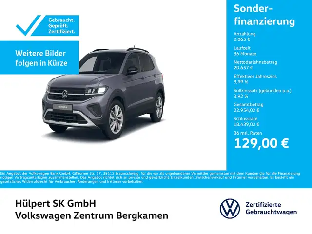 Volkswagen T-Cross 1.0 GOAL AHK ACC NAVI LM17 CARPLAY LED