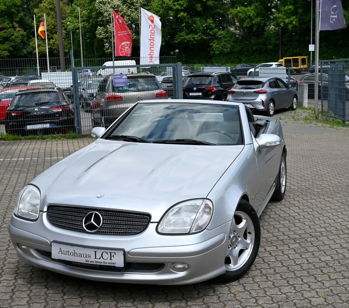 Mercedes-Benz SLK 200 Kompressor Leder Automatik Klima Tempoma Argintiu - 2