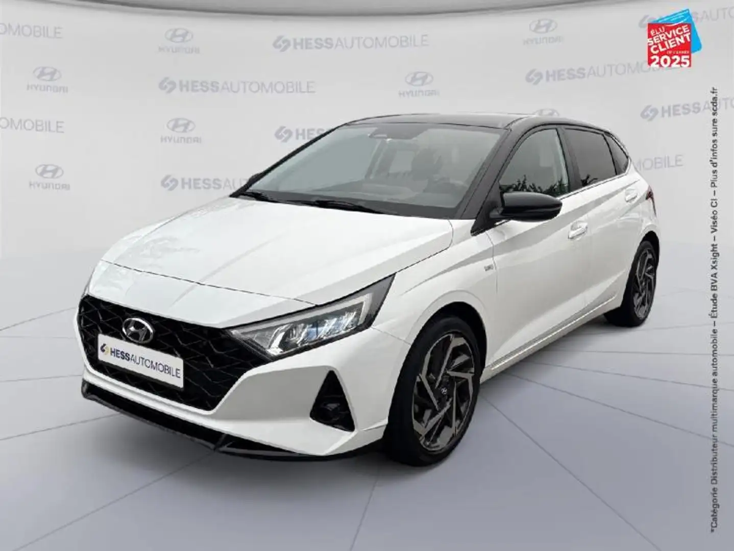 Hyundai i20 1.0 T-GDi 100ch Hybrid Creative GPS Carplay Bianco - 1