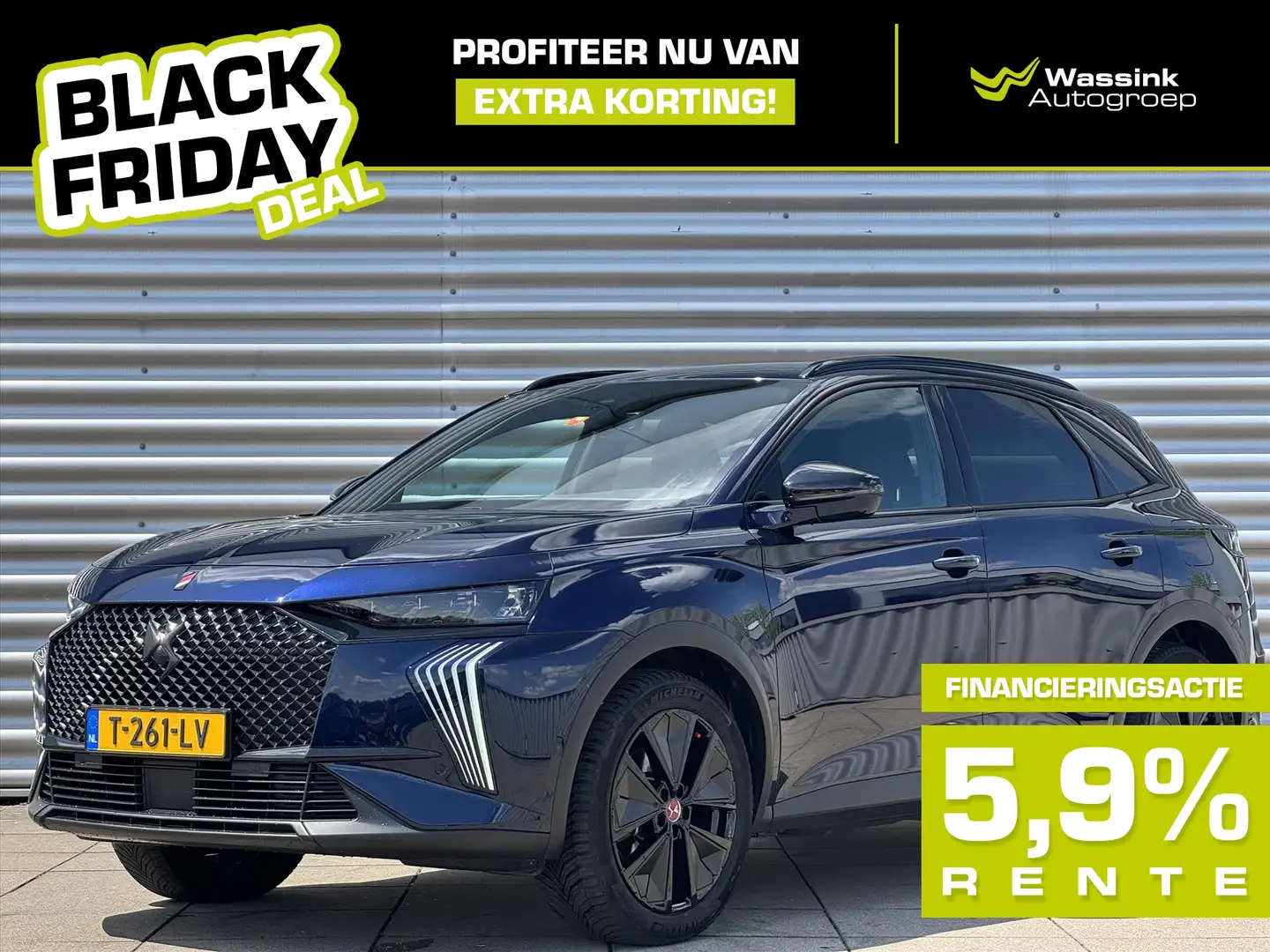DS Automobiles DS 7 Black Friday Deal ! I 1.6 E-TENSE 225pk Aut Perfor Bleu - 1